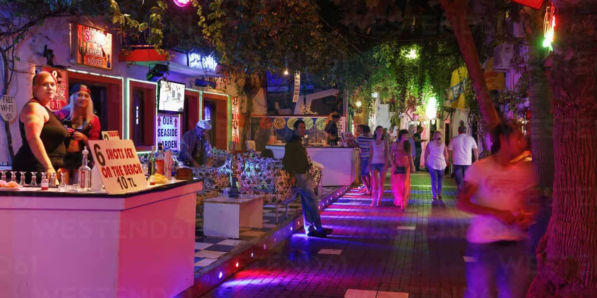 Marmaris Bar Street Area